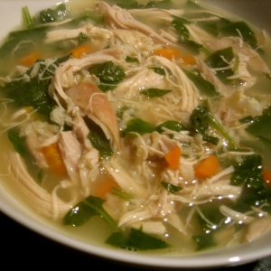 Lemon Chicken Soup - So lemony and tasty, perfect for dipping bread
